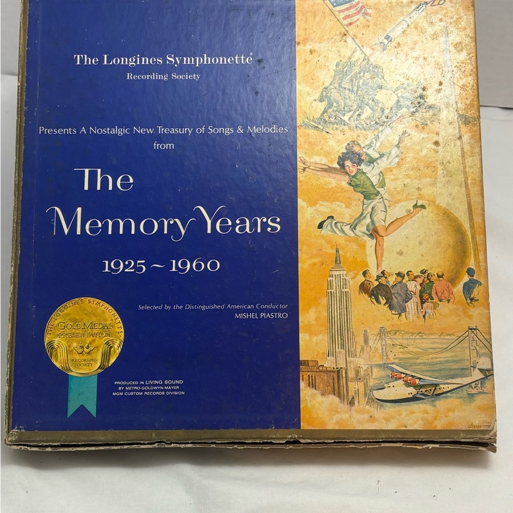 Vintage The Longines Symphonette The Memory Years 1925-1960 Record Collection
